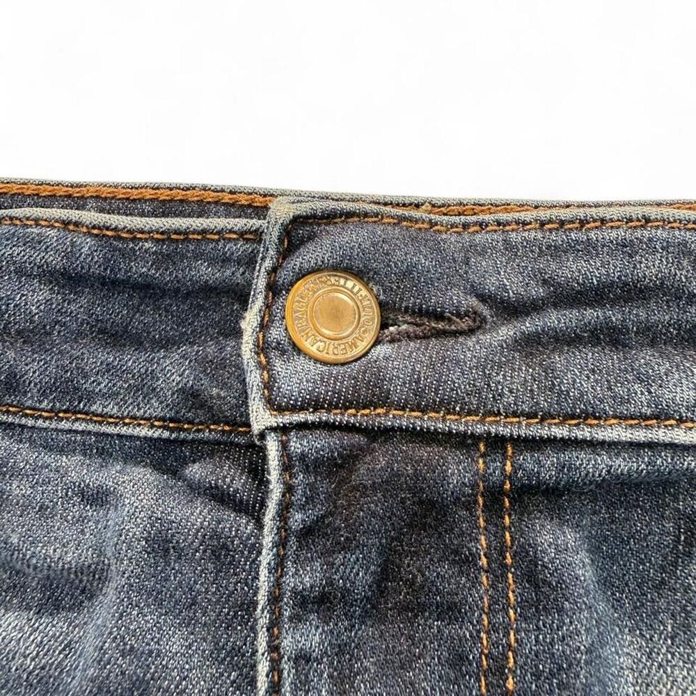 American Eagle Women's Blue and Navy Shorts - Picture 3 of 7
